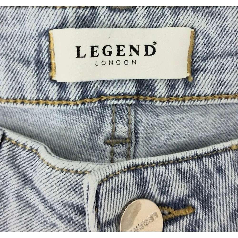 Legend London Jeans Men's Size 32 x 32 Baggy Light Blue Wash Casual Pre-owned